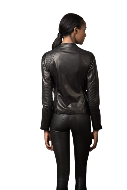 Lightweight leather jacket